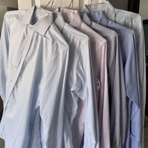 SIX Charles Tyrwhitt Non-Iron Slim fit Dress shirts